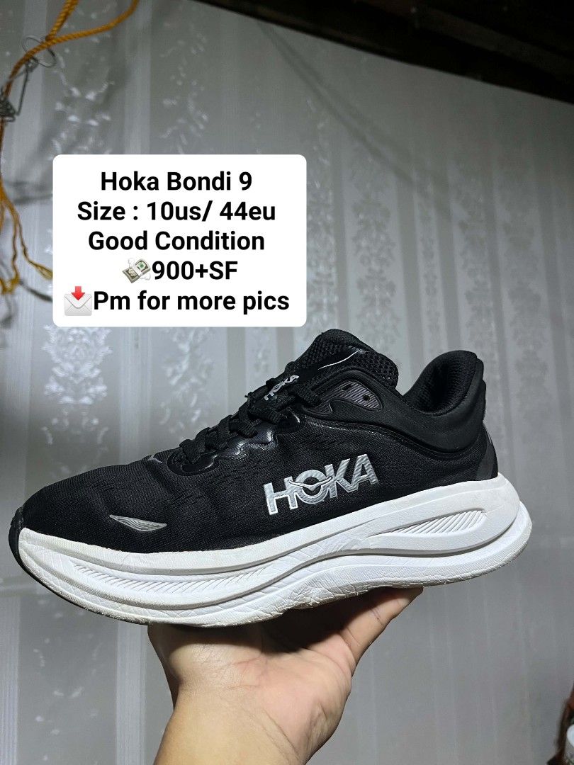 Hoka Bondi 9 (Category: Shoe inserts & accessories) located in Manila. Submitted by alexson10 (Listing ID 1467736265, Image 1). Description: Hoka Bondi 9 10us/44eu Good Condition ❗️❗️❗️ 💸 900 +sf 📍Cebu 📩pm .