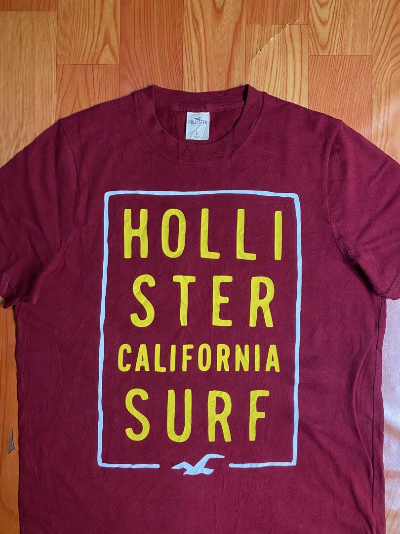 Hollister shirt (Category: Tshirts & Polo Shirts ) located in Cebu City. Submitted by jerianix (Listing ID 1467803805, Image 2). Description: Hollister shirt Size large W20.5 L29 Good condition No issues .