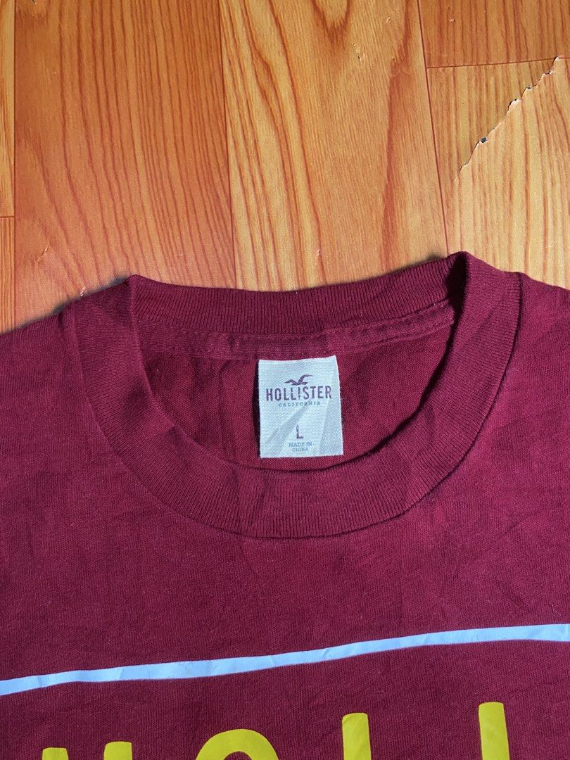 Hollister shirt (Category: Tshirts & Polo Shirts ) located in Cebu City. Submitted by jerianix (Listing ID 1467803805, Image 3). Description: Hollister shirt Size large W20.5 L29 Good condition No issues .