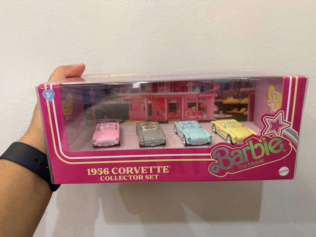 Hotwheels Barbie 1956 Corvette Collector Set (Category: Vehicle & Diecast Models) located in Paranaque City. Submitted by avn_toys (Listing ID 1467767290, Image 1). Description: -Never opened -Hard to Find -Good box condition .