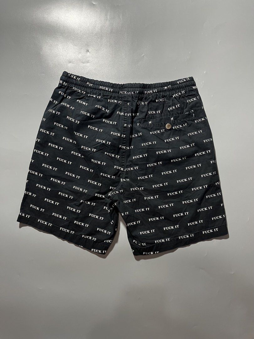HUF “F*ck It” Walk Shorts (Category: Shorts) located in Quezon City. Submitted by metro_junkie.ph (Listing ID 1467712994, Image 2). Description: HUF “F*ck It” Walk Shorts Size Small on Tag Measurements: 30-34 Waist 17” Length 10” Leg Opening Excellent Condition All Detail Posted 780 + SF or offer.