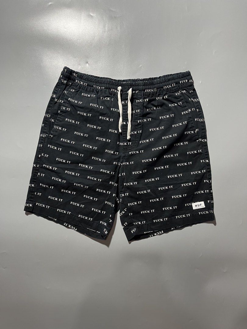 HUF “F*ck It” Walk Shorts (Category: Shorts) located in Quezon City. Submitted by metro_junkie.ph (Listing ID 1467712994, Image 1). Description: HUF “F*ck It” Walk Shorts Size Small on Tag Measurements: 30-34 Waist 17” Length 10” Leg Opening Excellent Condition All Detail Posted 780 + SF or offer.