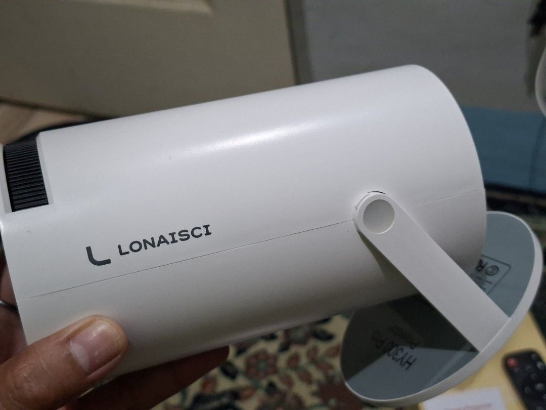 Hy300 pro smart projector (Category: Office & Business Technology) located in Santa Maria. Submitted by mikavillaflor4 (Listing ID 1467738378, Image 3). Description: almost brandnew once lang nagamit original price 2200 malinaw sya with built in speaker malakas din speaker nya RFS. dna nagmit masyado since nabili.