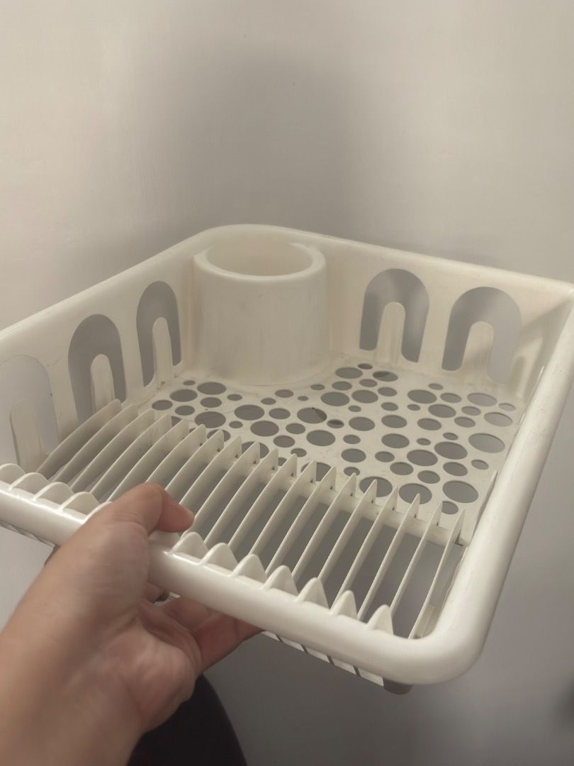 IKEA FLUNDRA Dish Drainer White (Category: Food Organization & Storage) located in Manila. Submitted by lunaclark (Listing ID 1467617709, Image 3). Description: .