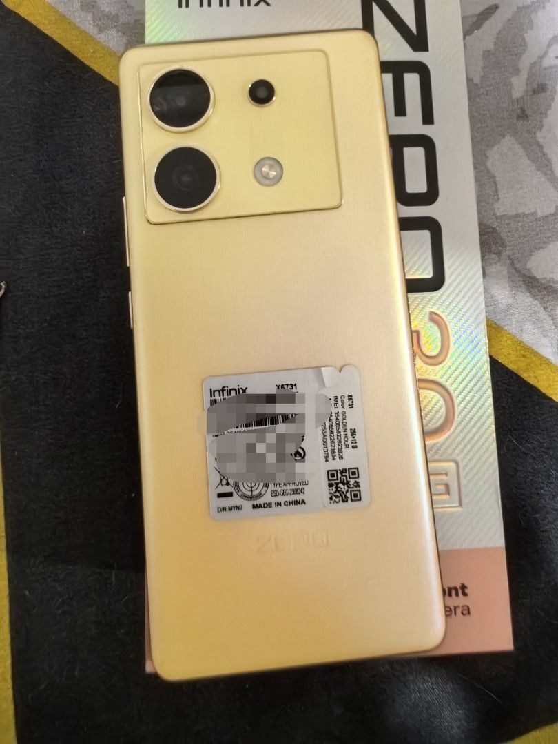 Infinix Zero 30 5g (Category: Android Others) located in Pasig City. Submitted by beauty_project (Listing ID 1467800128, Image 2). Description: - Lady owned - secondary phone - makinis pa like the owner lol - hydrogel screen protector - with og box and replacement charger - no issue, 100% all good - RFS - change unit - Firm price!!!.