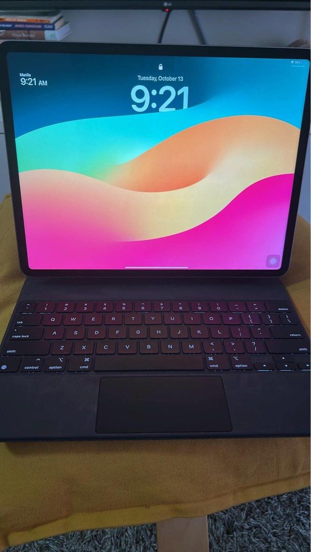 iPad Pro 12.9inch 6th generation Magic Keyboard (Category: Laptops & Notebooks) located in Manila. Submitted by mystuff2k26 (Listing ID 1467612482, Image 1). Description: FOR SALE: iPad Pro 12.9” 6th Gen Magic Keyboard 💸 Original Price: ₱20,000 🏷️ Selling Price: ₱10,000 ONLY! Slightly used and still in good condition! ✨ Get this premium Magic Keyboard for only half its original price! Selling for a friend. 📩 Message me if interested..