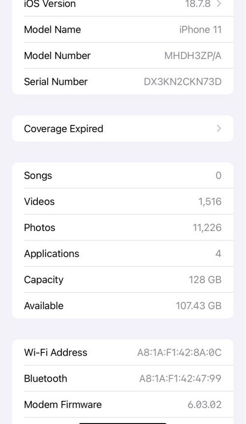 iphone 11 (Category: iPhone 11 Series) located in Manila. Submitted by izukuchan_808 (Listing ID 1467753964, Image 3). Description: wts iphone 11 128 gb no sim restrictions 80% bh orig all parts are original never been replaced/ opened may green spot lang na dalawa pag black bg lang and small lang (due to masikip na case) 9k 📍pasay.