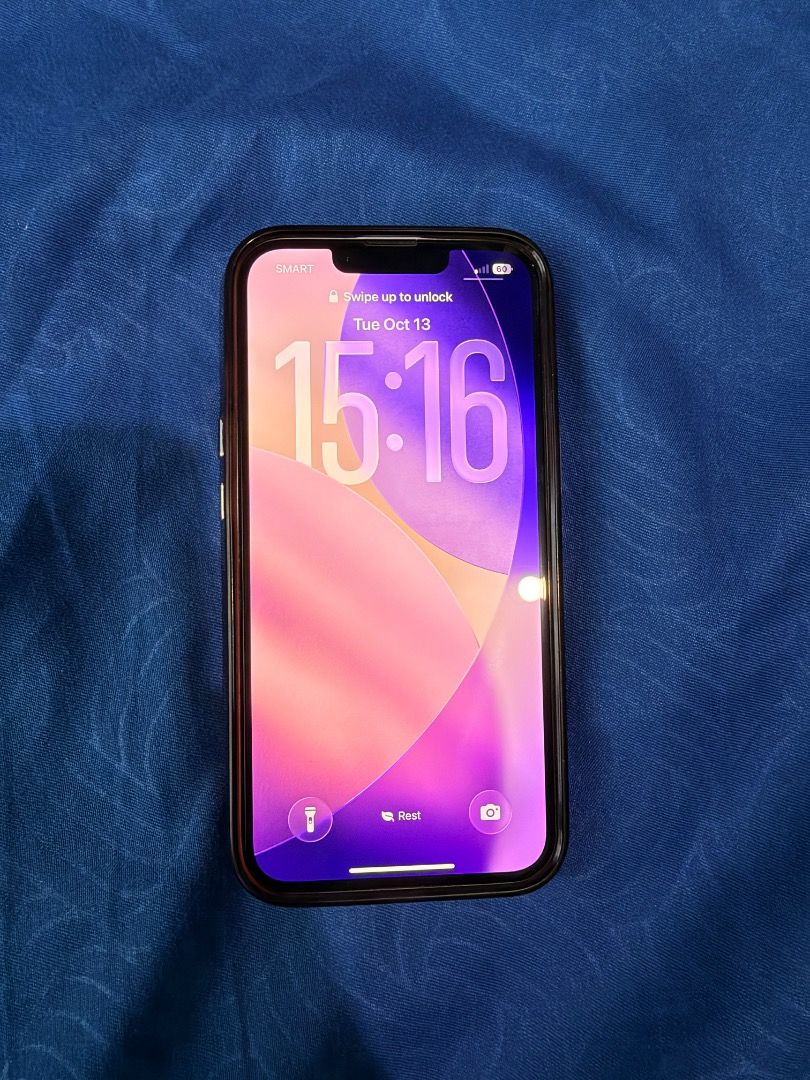 iPhone 14 128 gb purple (Category: iPhone 14 Series) located in Caloocan City. Submitted by sabby916 (Listing ID 1467677571, Image 1). Description: Comes with box and changing cable Minimal flaw (minor dent on the side as seen in the pic) Orig battery (not yet replaced since bought from store) - 75% battery health. No other problems. Not for swap po. Thanks..