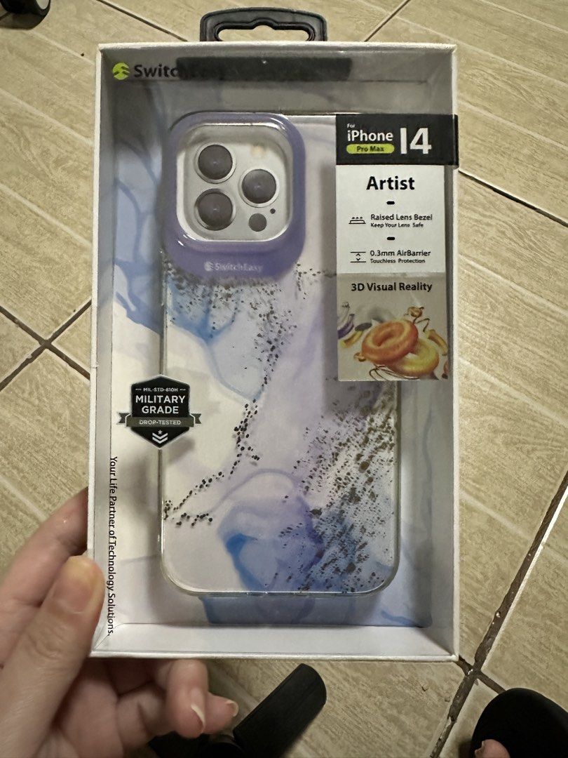 Iphone 14 ProMax Case (Category: Cases & Sleeves) located in Quezon City. Submitted by faststone.ba186f (Listing ID 1467733157, Image 1). Description: Iphone 14 ProMax Case Military grade Brand new Bought at Powermac Store Opened to check only.