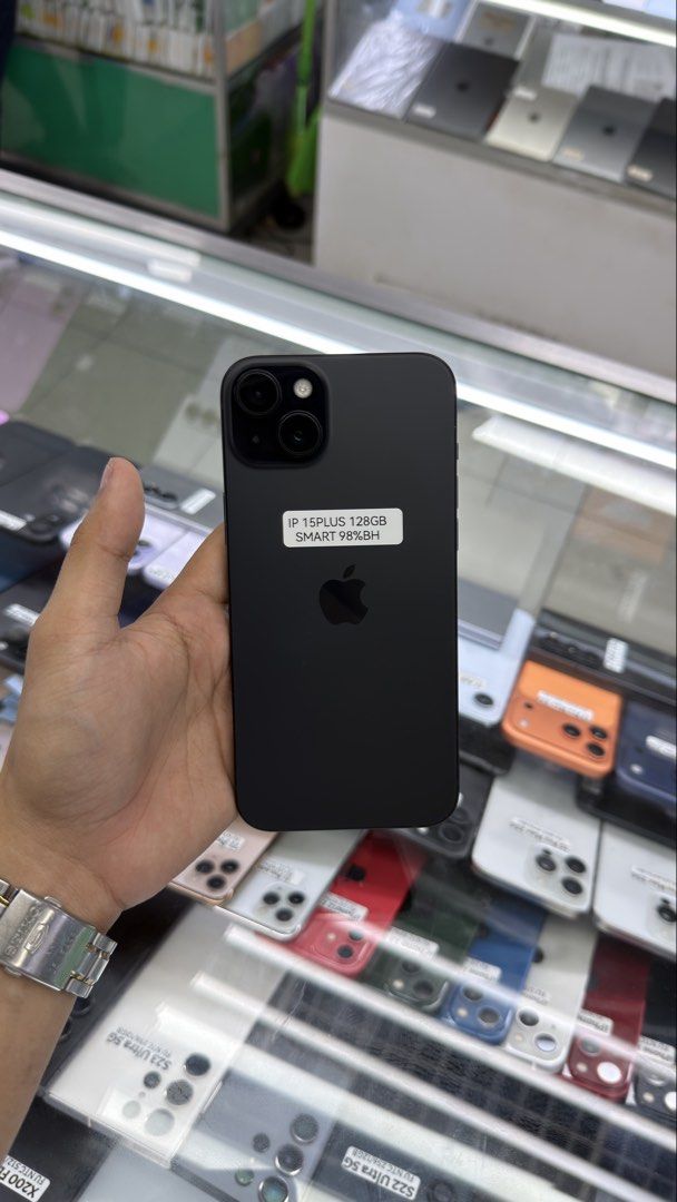 iPhone 15 Plus 128gb 98% BH Smart Locked (Category: Other Gadgets) located in Manila. Submitted by carimgadgets (Listing ID 1467635579, Image 1). Description: .