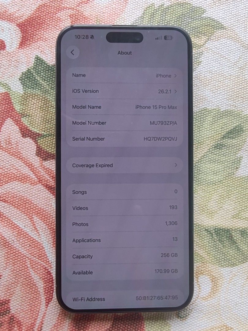 Iphone 15 promax tatinum 256gb (Category: Other Mobile & Gadget Accessories) located in Manila. Submitted by keengem-8c19 (Listing ID 1467649566, Image 2). Description: No issue .