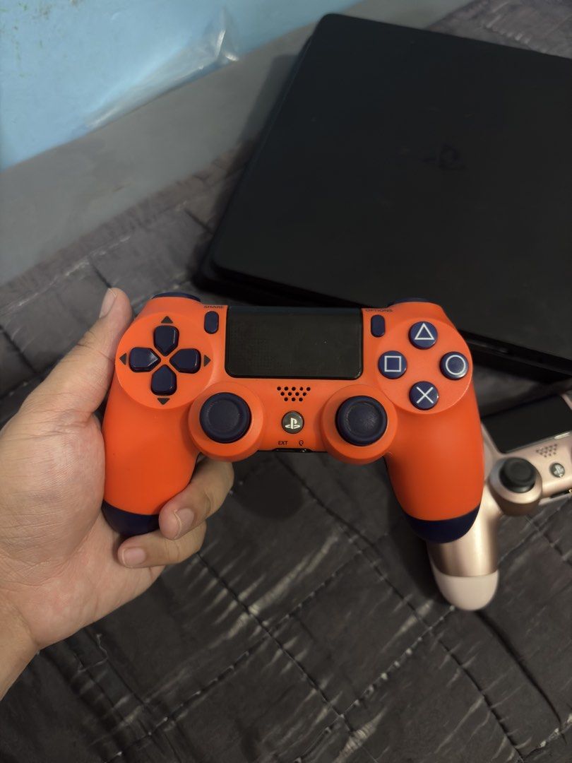 (Jailbreak) PS4 SLIM 500GB (Category: PlayStation) located in Cavite. Submitted by xsavier88 (Listing ID 1467767972, Image 2). Description: 🌟For sale! PS4 Slim 500GB Jailbreak 8,500 PHP 8,500 PHP 8,500 PHP 🌟INCLUSIONS: Unit, HDMI & Power Cable Charging Cable 2 Controllers Plug & play. No issues test to sawa, may mga naka install na din mga laro (Check the attached images. Pwede ko ihatid sainyo mismo basta nearby area lang. Add ka lang onting c