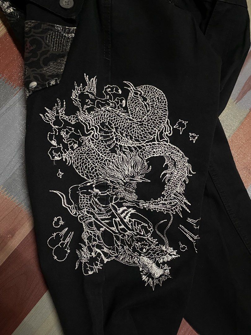 Japanese pants big train (Category: Jeans) located in Tagum. Submitted by tgmloots (Listing ID 1467611506, Image 3). Description: 42 length 16 waist 7 hem 11 leg opening -measured by inches no issue excellent condition 10/10 color rate .