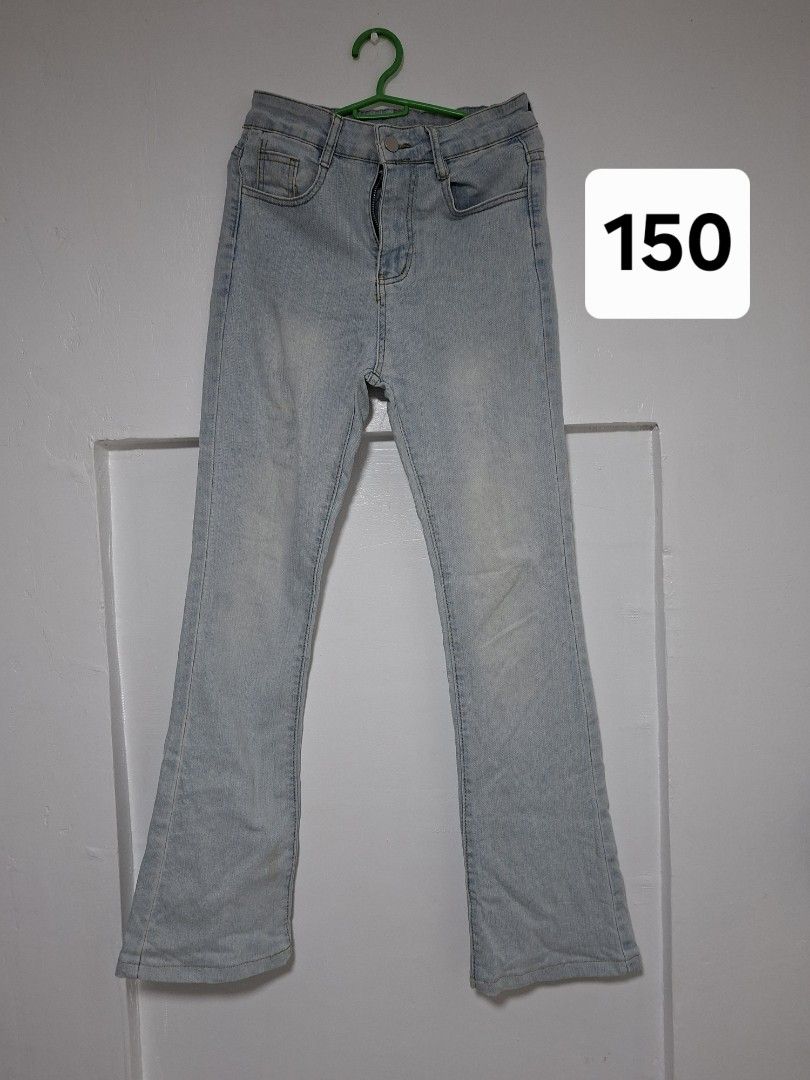 Jeans and Cardigans Bundle (Category: Coats, Jackets and Outerwear) located in Taguig. Submitted by abuanbea (Listing ID 1467677116, Image 2). Description: - All-in-one denim and cardigan bundle for easy styling - Includes light wash cherry embroidered jeans, medium wash straight leg jeans, and dark wash skinny jeans - Layering tops feature black and white waffle knit button-down cardigans - Great mix of bottoms and tops sold as a set - PM for ex