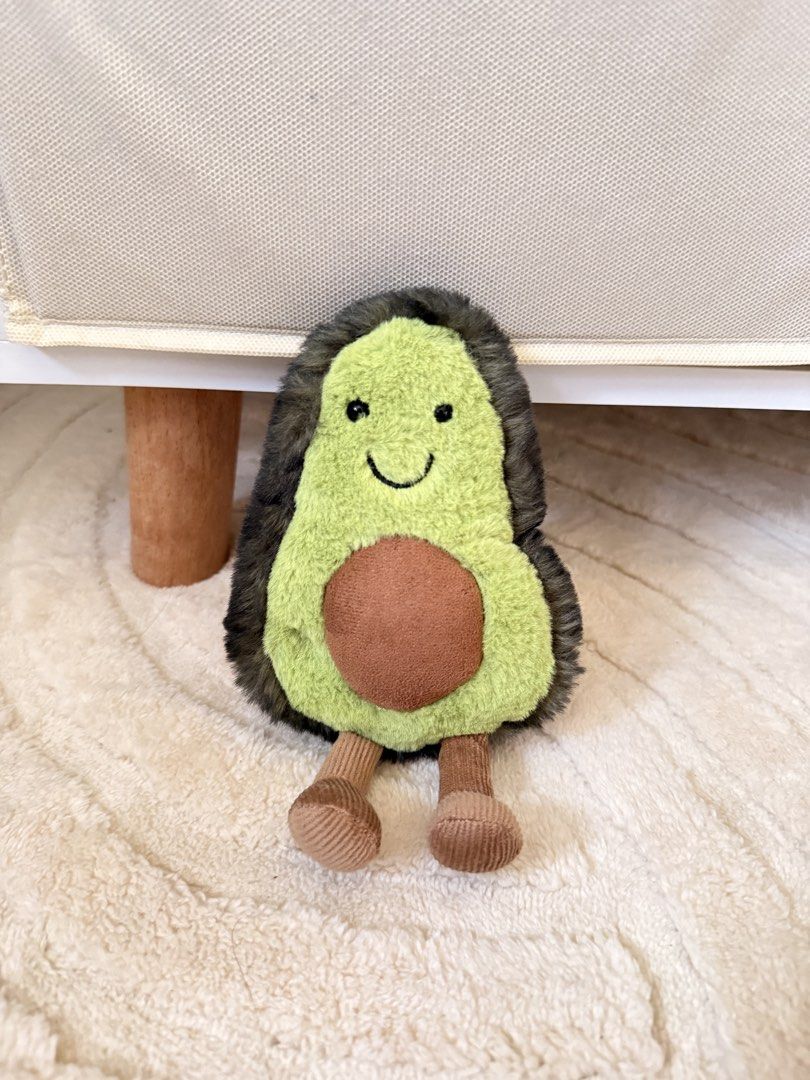 Jellycat avocado (Category: Plushies & Soft Toys) located in Tagaytay City. Submitted by denalycoco51 (Listing ID 1467626676, Image 1). Description: Please manage expectations before claiming! 💕 • NO REFUND / NO EXCHANGE — all sales are final. • ITEM CONDITION: Good as new, Only used for display. • Authenticity guaranteed • Please check all photos & descriptions carefully. • Payment within 24 hours unless otherwise agreed. • Reservations: 1 day 