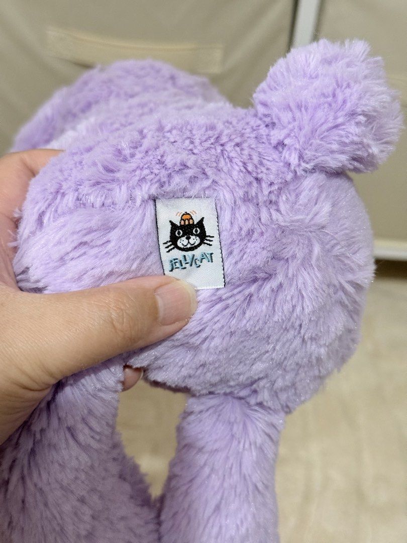 Jellycat bunny (Category: Plushies & Soft Toys) located in Tagaytay City. Submitted by denalycoco51 (Listing ID 1467688752, Image 3). Description: Please manage expectations before claiming! 💕 • NO REFUND / NO EXCHANGE — all sales are final. • ITEM CONDITION: Good as new, Only used for display. • Authenticity not guaranteed • Please check all photos & descriptions carefully. • Payment within 24 hours unless otherwise agreed. • Reservations: 1 da