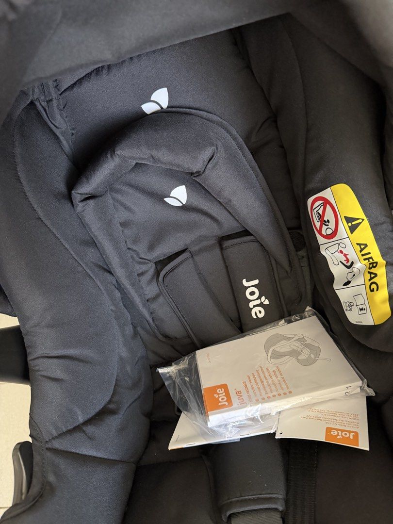 Joie Juva Carseat (Category: Car Seats) located in Bulacan. Submitted by aria074 (Listing ID 1467660022, Image 2). Description: Joie Juva Infant Car Seat Group 0+ (for Newborn Babies up to 13kgs)- Black Ink DTI APPROVED WITH ICC .