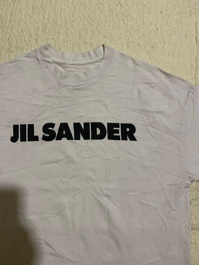 JIL SANDER (Category: Tshirts & Polo Shirts ) located in Cebu City. Submitted by south_thrift (Listing ID 1467606421, Image 2). Description: Jil Sander TShirt Legit/Authentic💯✅ Size medium Width: 22 Length: 27 9.8/10 color rate Excellent condition Washable yellow stain.