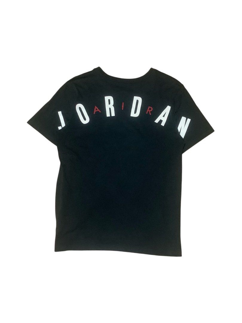Jordan Back Script (Category: Tshirts & Polo Shirts ) located in Manila. Submitted by lyf_7hrift (Listing ID 1467792831, Image 2). Description: Jordan Script Back Shirt P600 26.5L 19W Dimes 9.5/10 Color Rate Excellent Condition.
