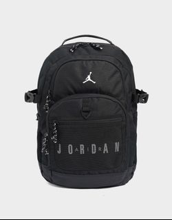 Jordan All-Over Print Backpack Black Grey, Men's Fashion, Bags ...