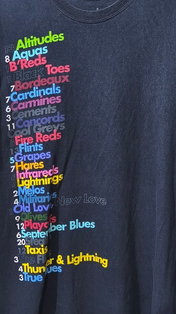 Jordan "Nicknames" Tee (Category: Tshirts & Polo Shirts ) located in Davao. Submitted by thethriftproject082 (Listing ID 1467798397, Image 2). Description: Jordan "Nicknames" Tee 📍𝐌𝐈𝐍𝐄: 450 📍𝐒𝐈𝐙𝐄 𝐎𝐍 𝐓𝐀𝐆: L 📍𝐃𝐈𝐌𝐄𝐒: 22 x 30.