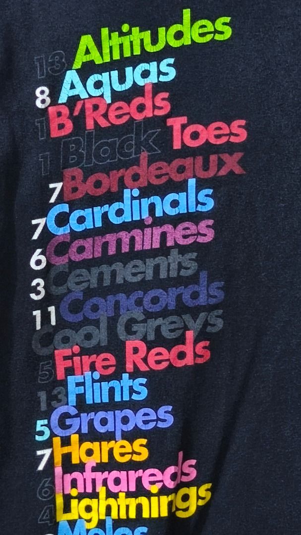 Jordan "Nicknames" Tee (Category: Tshirts & Polo Shirts ) located in Davao. Submitted by thethriftproject082 (Listing ID 1467798397, Image 3). Description: Jordan "Nicknames" Tee 📍𝐌𝐈𝐍𝐄: 450 📍𝐒𝐈𝐙𝐄 𝐎𝐍 𝐓𝐀𝐆: L 📍𝐃𝐈𝐌𝐄𝐒: 22 x 30.