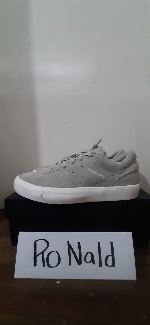 Jordan Series ES Light Iron Ore (Category: Sneakers) located in Marikina City. Submitted by two6kicksph (Listing ID 1467659552, Image 1). Description: - Model: Jordan Series ES - Colorway: Light Iron Ore / Sail - Style: Low-top skate-inspired design with durable suede and canvas overlays - Features: Perforated details along the sides for breathability - Condition: Comes with original box - Trusted Carousell seller, feel free to PM for inquiries!.