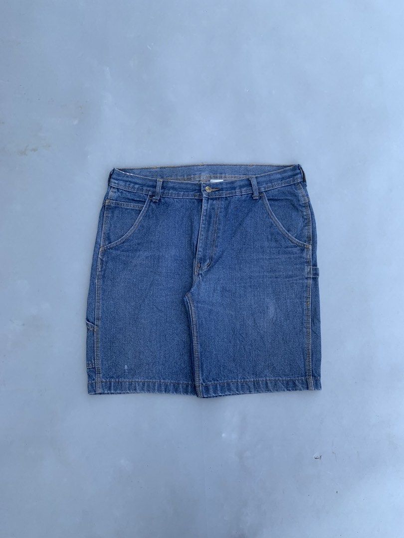 JORTS CARPENTER (Category: Shorts) located in Davao. Submitted by thriftninaid (Listing ID 1467754480, Image 3). Description: (🏷️KEY) CARPENTER JORTS WAIST:36 TIGHT:13 LENGHT:22 HEM:11 -hard, thick, heavy -good conditions -must have! -fav! CLAIM PRICE: 750 FREESHIPPED 📥.