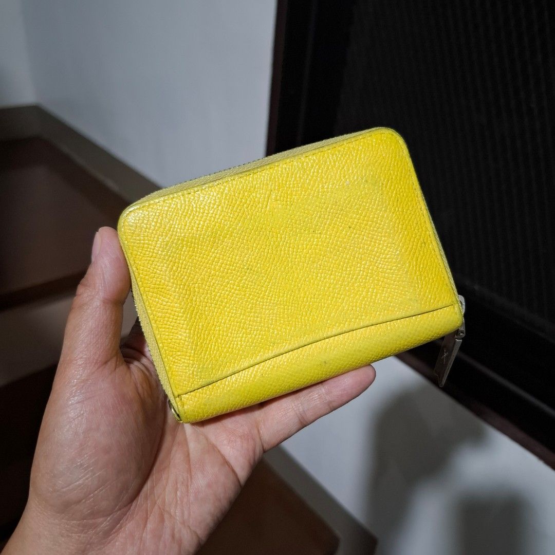 Joseph Stacey Small Zippy Wallet (Free SF) (Category: Wallets & Card holders) located in Baguio. Submitted by bycharmaebuys (Listing ID 1467723025, Image 2). Description: Joseph x Stacey Guaranteed Authentic 💯 ‼️ SALE PRICE: 590.00, FREE SHIPPING NATIONWIDE‼️ First to pay basis Small Size, Zip around Dimension: 4.5 x 3.5 (inches) Genuine Leather Material Yellow color w/ silver hardware YKK Zip, slip pocket at the back 4 card slots, with coin com