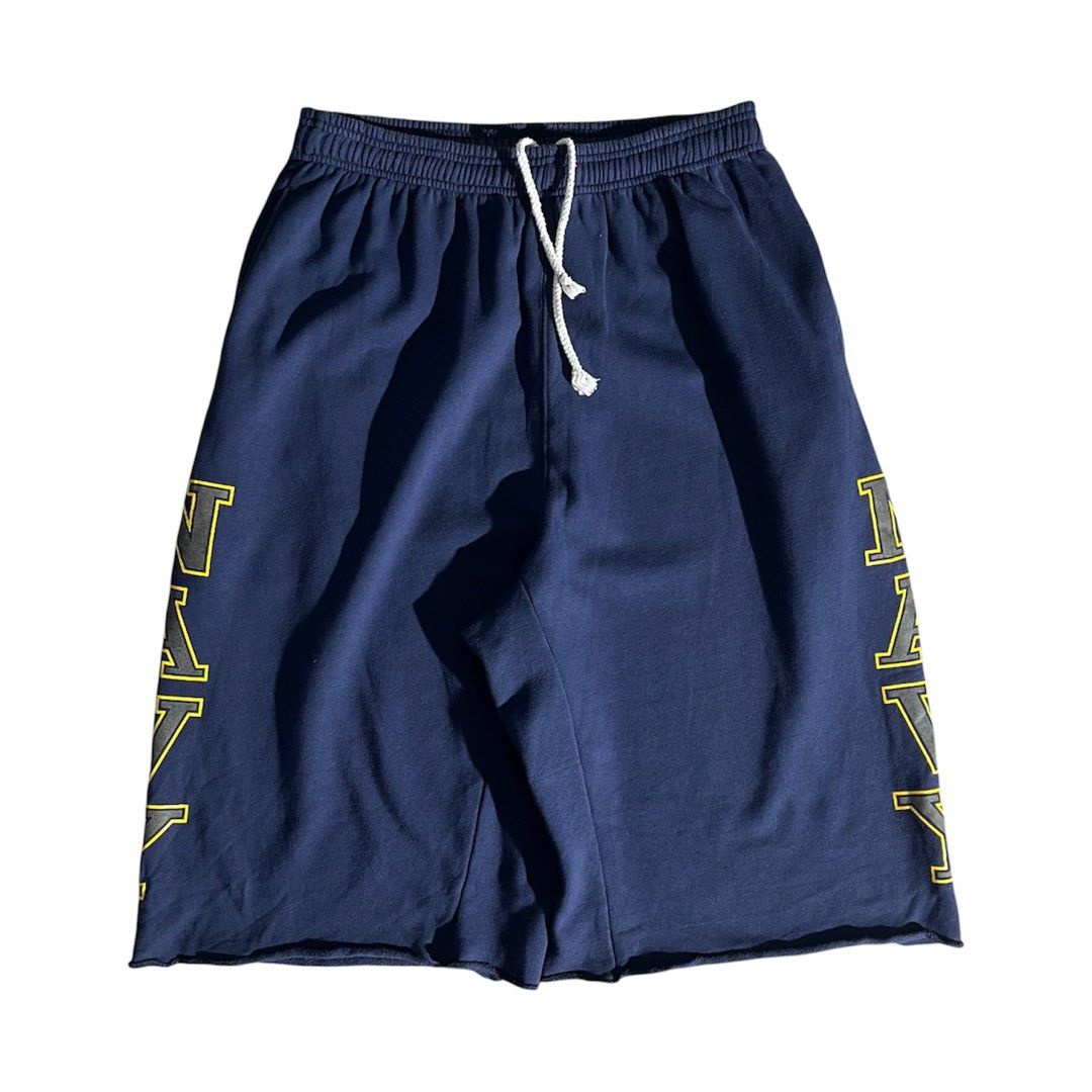 Joshua Jamal Oversized NBHD Navy Shorts (Category: Shorts) located in Daraga. Submitted by th3cliquejunks (Listing ID 1467660655, Image 1). Description: Joshua Jamal Oversized NBHD Navy Shorts Tagged Size: Large Condition: 10/10 Flawless Made in: Canada Measurement: Waist: 30-34” Length: 28” - 2,580 Dm!.