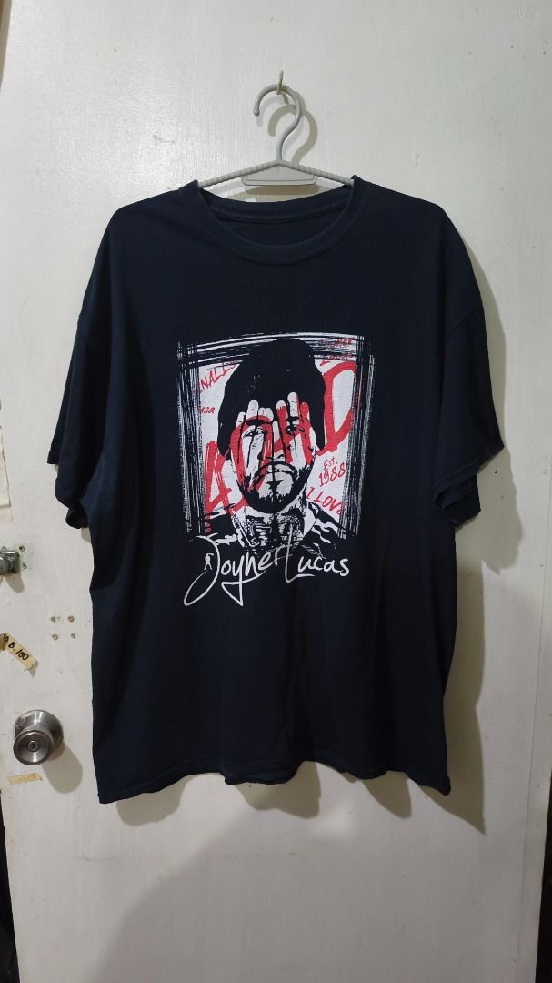 Joyner Lucas ADHD Black Graphic T-Shirt (Category: Tshirts & Polo Shirts ) located in Davao. Submitted by thethriftproject082 (Listing ID 1467798199, Image 1). Description: Joyner Lucas ADHD 📍𝐌𝐈𝐍𝐄: 400 📍𝐒𝐈𝐙𝐄 𝐎𝐍 𝐓𝐀𝐆: XL 📍𝐃𝐈𝐌𝐄𝐒: 25 x 29.
