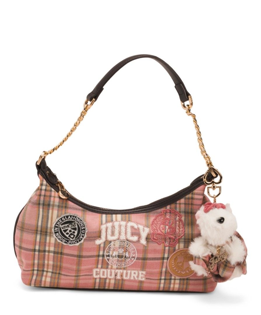 Juicy Couture Plaid Shoulder Bag (Category: Shoulder Bags) located in Bulacan. Submitted by finefindstuffbykdc_ (Listing ID 1467659570, Image 1). Description: Onhand Pinas.
