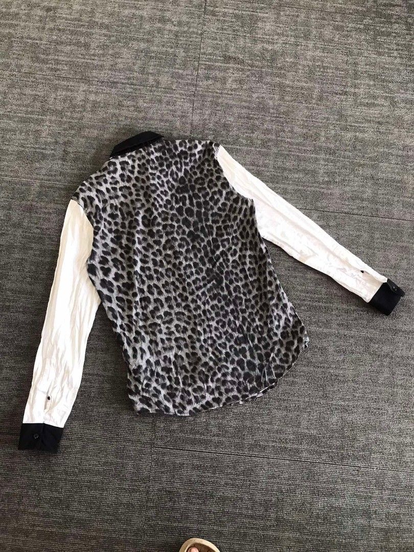 JUST CAVALLI 2000's LEOPARD BUTTON DOWN SHIRT (Category: Luxury Apparel) located in Argao. Submitted by thrift_ni_ar (Listing ID 1467636224, Image 2). Description: JUST CAVALLI 2000's LEOPARD BUTTON DOWN SHIRT ‼️ AUTHENTIC/LEGIT AS NEW CONDITION SIZE 46 W 20 / L 29 COLORATE 9.8 / 10 ISSUE : ❌❌❌ 2,500 + SF 🛒🛒.