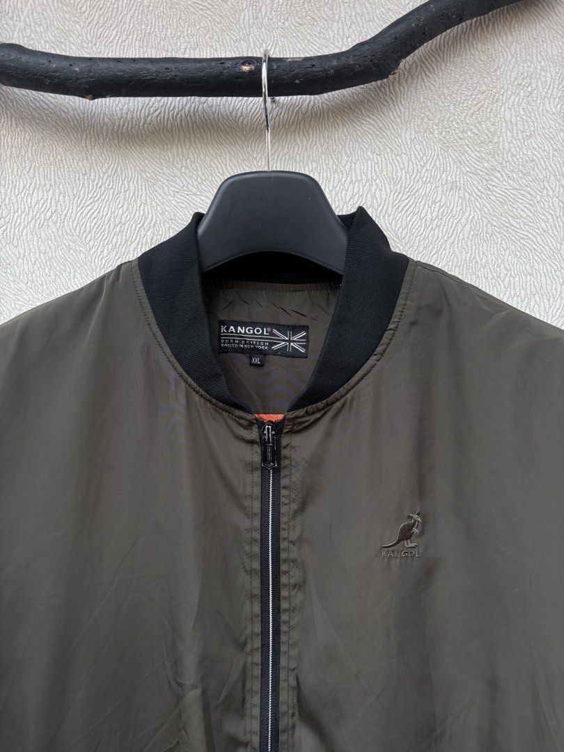 Kangol Bomber Jacket (Category: Coats, Jackets and Outerwear) located in Baybay. Submitted by thrift.ed2023 (Listing ID 1467673389, Image 2). Description: Kangol Bomber Jacket XL 25x29 No Issue Need Wash Good as New.