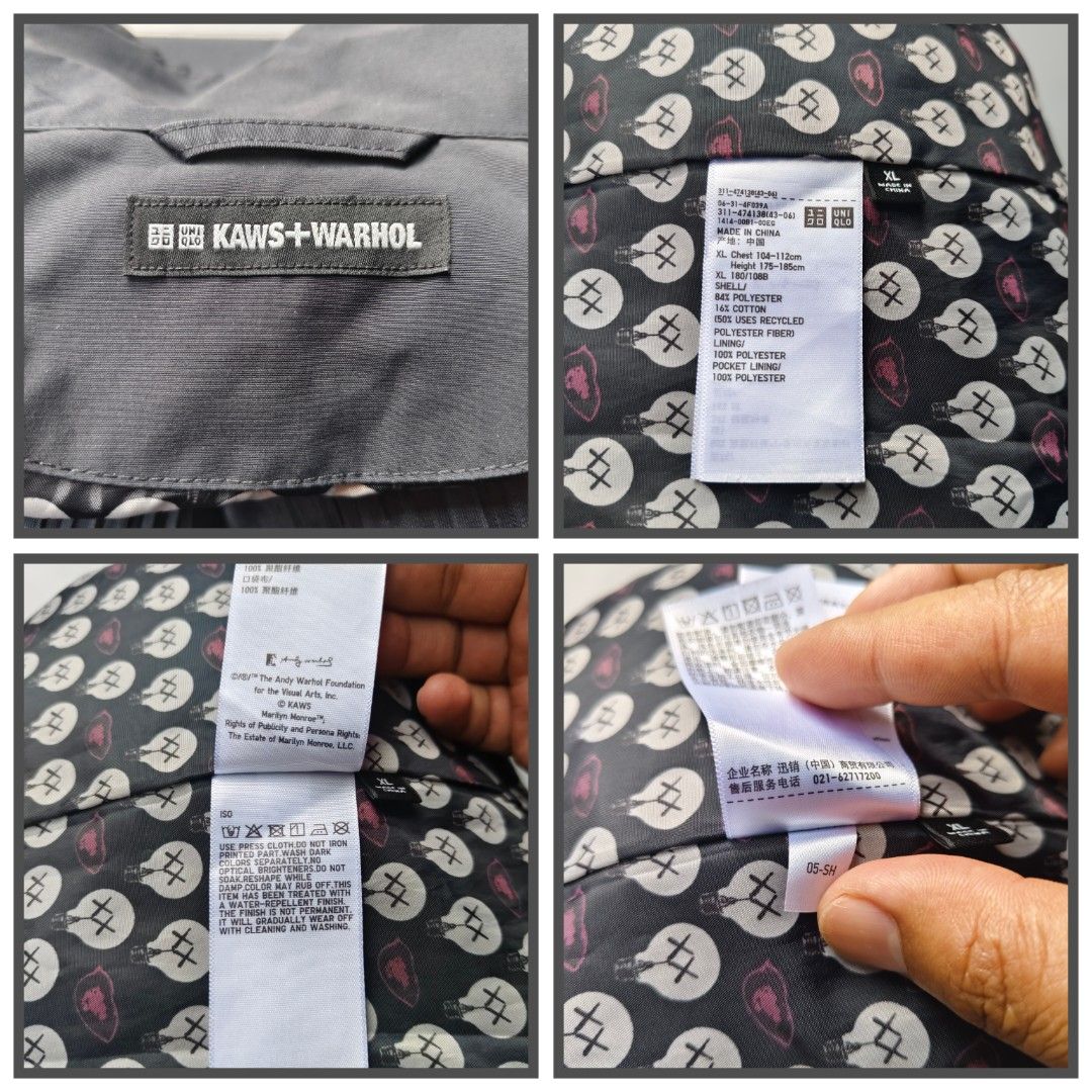 Kaw + Warhol X Uniqlo coach jacket (Category: Coats, Jackets and Outerwear) located in Baguio. Submitted by archival_thrifted.ph. (Listing ID 1467679632, Image 2). Description: FOR SALE‼️ .KAWS + WARHOL X UNIQLO COACH JACKET .EXCELLENT CONDITION .NORMAL SIGNS OF USAGE .SIZE XL ON TAG .PHP 1680 PLUS SF .❌❌ COP/COD .MOP GCASH .COURIER J&T .BAGUIO AREA .DM FOR SURE BUYER TY.