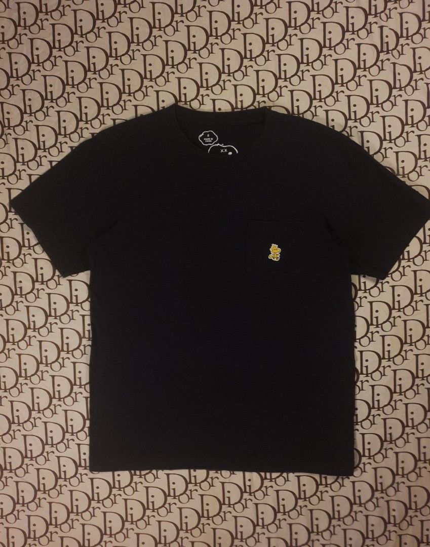 Kaws x peanuts x uniqlo (Category: Tshirts & Polo Shirts ) located in San Fernando. Submitted by retro.district. (Listing ID 1467821130, Image 1). Description: - Kaws x UT x peanuts pocket tee - Size: Small - Condition: Excellent - No issue - Color Rate: 9.5/10 (as seen fadings in photos that is due to lighting).