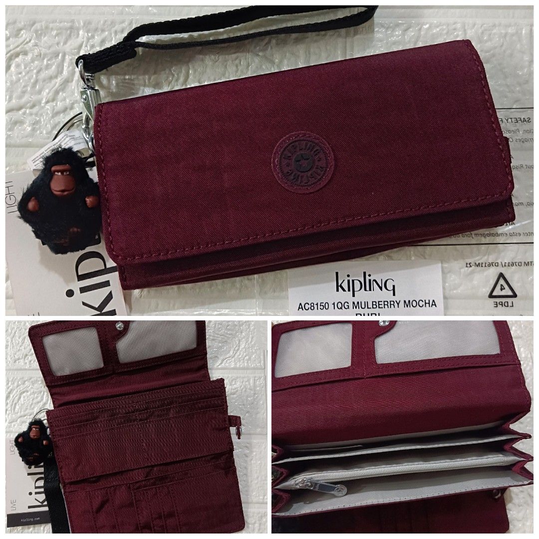 Kipling Rubi Large Wristlet Wallet (Category: Wallets & Card holders) located in Mandaluyong City. Submitted by sheila_snapshoppe (Listing ID 1467628720, Image 3). Description: 💯% guaranteed original from Kipling US 🇺🇸 Kipling Rubi Large Wristlet Wallet size: 7.5" x 3.75" x 1.5".