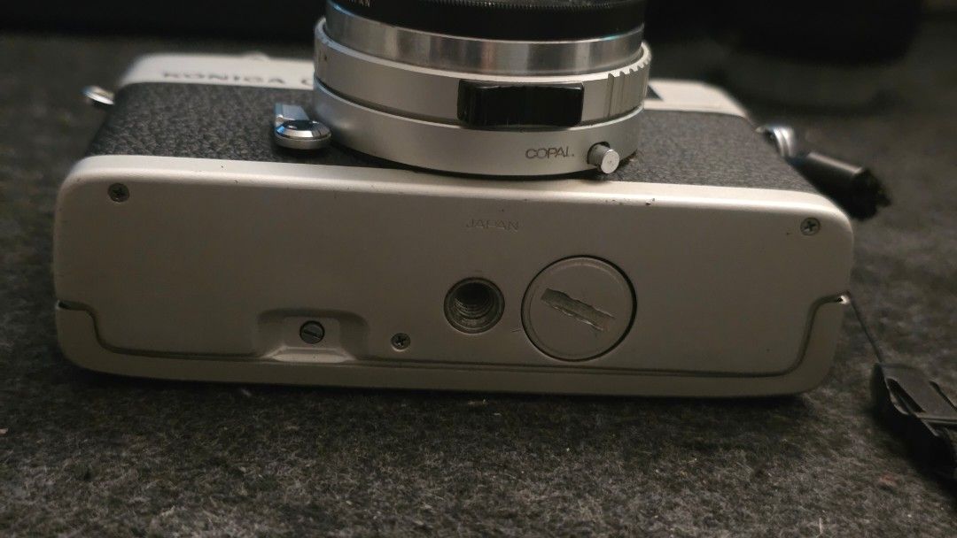 Konica C35 35mm Rangefinder Film Camera (Category: Cameras) located in Manila. Submitted by ashleyjust52538 (Listing ID 1467795215, Image 3). Description: ​Bought this camera at a vintage camera shop in Vietnam. Ginamit ko lang nang isang beses during our trip. I can send you sample shots! ​RFS: Di ko na nagagamit and walang pambili ng film lol ​PM me if interested!.