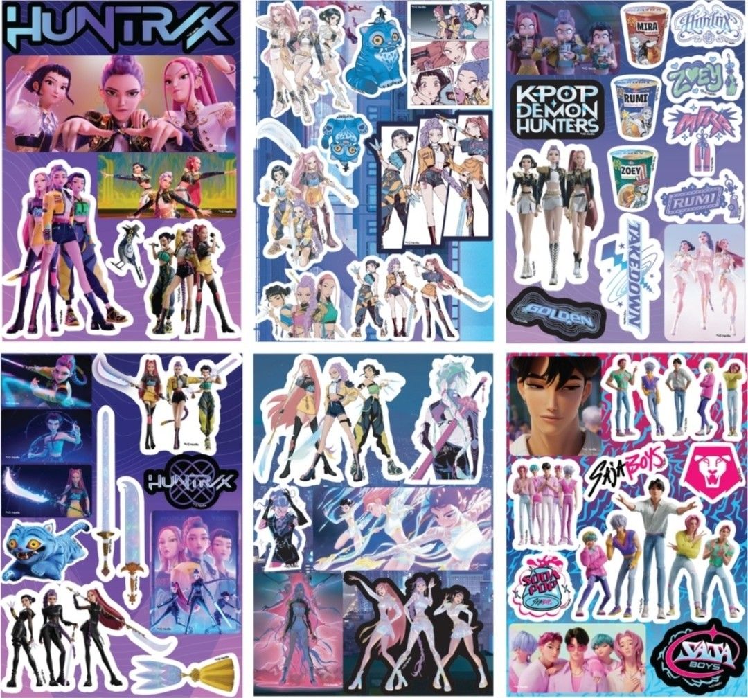 Kpop Demon Hunters Sticker book (Category: Other Stationery & Craft) located in Quezon City. Submitted by declttermum (Listing ID 1467835287, Image 3). Description: PASABUY: from Australia Brandnew official KPop Demon Hunters 12 page sticker book. Arrival: December 15 #kpopdemonhunters #kpopdemonhuntersstickerbook #kpopdemonhuntersmerch #kpopdemonhuntersog #KDH #KDHmerch #pasabuy #australiapasabuy #auspasabuy.