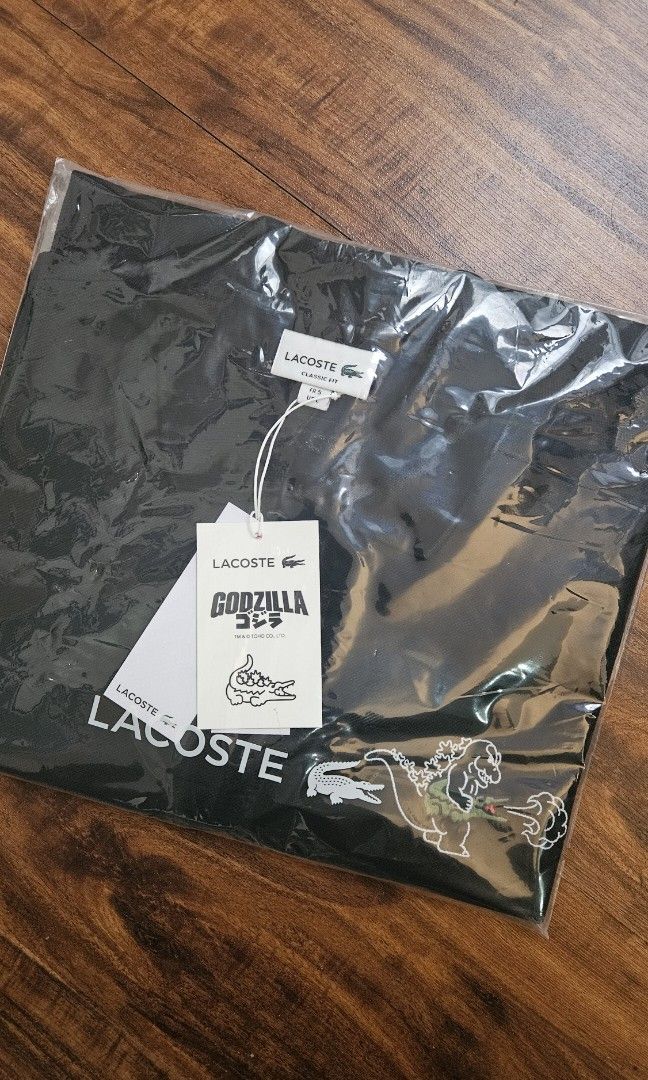 Lacoste × Godzilla - Size L or 5 (Category: Tshirts & Polo Shirts ) located in Quezon City. Submitted by glenyweny (Listing ID 1467838832, Image 2). Description: Lacoste × Godzilla - Size L or 5 Brandnew Meet-up BGC or QC Shipping at buyer's expense.