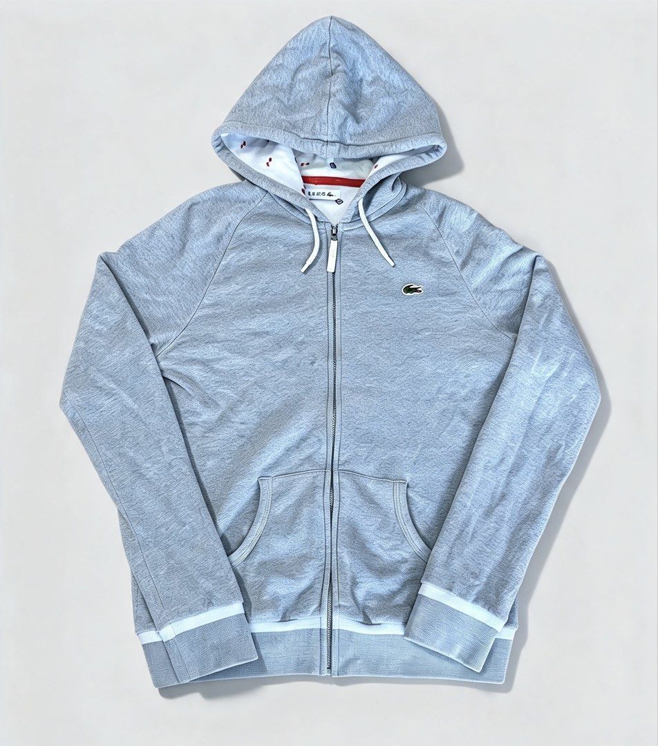 Lacoste full zip (Category: Coats, Jackets and Outerwear) located in Bato. Submitted by itsmethriftlist (Listing ID 1467607611, Image 1). Description: Size 38 Dimes 18/24 No issue Need wash .
