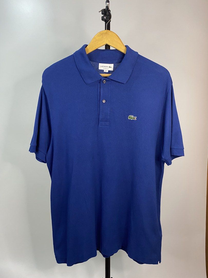 Lacoste Polo Shirt (Category: Tshirts & Polo Shirts ) located in Bacolod City. Submitted by hayymeeh.finds (Listing ID 1467773654, Image 1). Description: (Authentic) Lactose Polo Shirt - Deep Blue Size: Large on tag Measurements: Width: 21-22"| Length: 28" Condition: good as new, flawless, 9.8/10 color rate, pwedeng pwede sa maselan Price: ₱1,480 negotiable and free shipping 📍 Location: Bacolod City 🚚 Shipping: (J&T / Meet-up if available) 💳 P