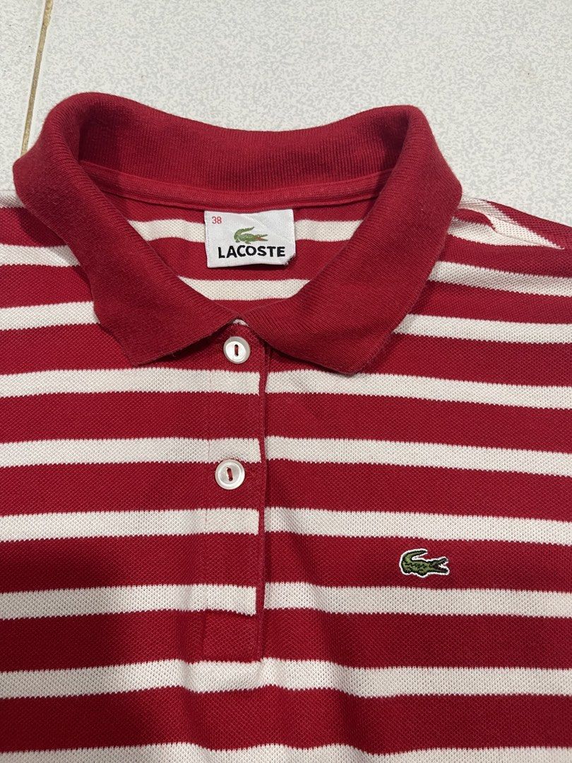 Lacoste Poloshirt (Category: Others Tops) located in Mandaue City. Submitted by MJ_80 (Listing ID 1467653750, Image 3). Description: Womens Lacoste Poloshirt Size 38 Dimes : 16.5 X 23 See photos for measurements Color rate & Condition : 9.9/ 10 Price : 980.