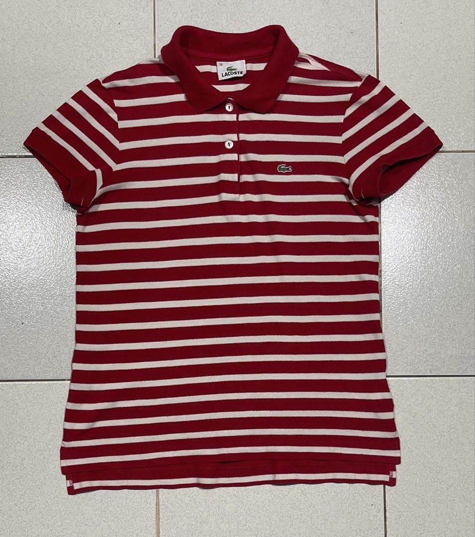 Lacoste Poloshirt (Category: Others Tops) located in Mandaue City. Submitted by MJ_80 (Listing ID 1467653750, Image 1). Description: Womens Lacoste Poloshirt Size 38 Dimes : 16.5 X 23 See photos for measurements Color rate & Condition : 9.9/ 10 Price : 980.