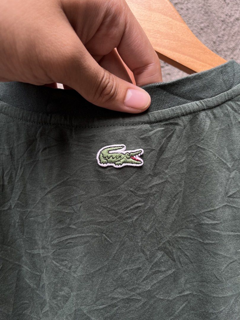 lacoste shirt (Category: Tshirts & Polo Shirts ) located in San Simon. Submitted by wegintal (Listing ID 1467624247, Image 3). Description: Lacoste signature logo tee Size 6 Complete tags & washtags dimes: 21.5 x 26 color rate 9.5/10 needs wash ₱650+sf.