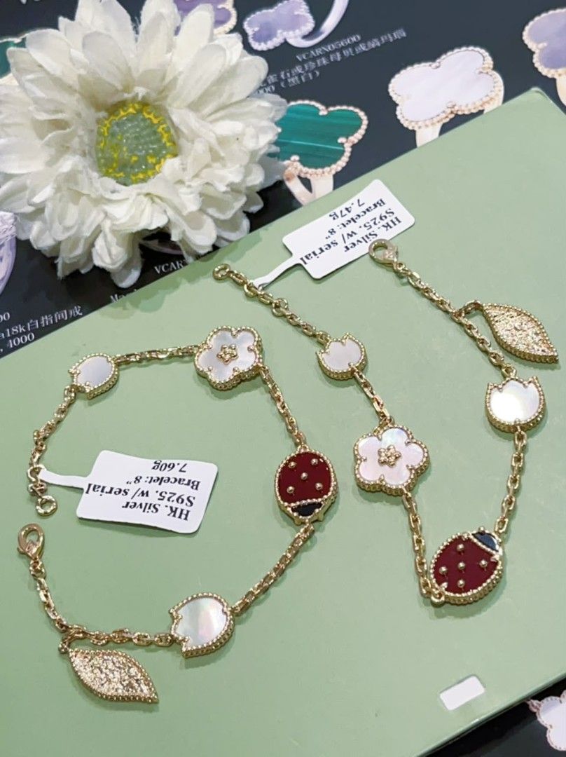 ladybug bracelet silver 925 hk setting (Category: Bracelets) located in Manila. Submitted by primejewelry (Listing ID 1467603985, Image 2). Description: .