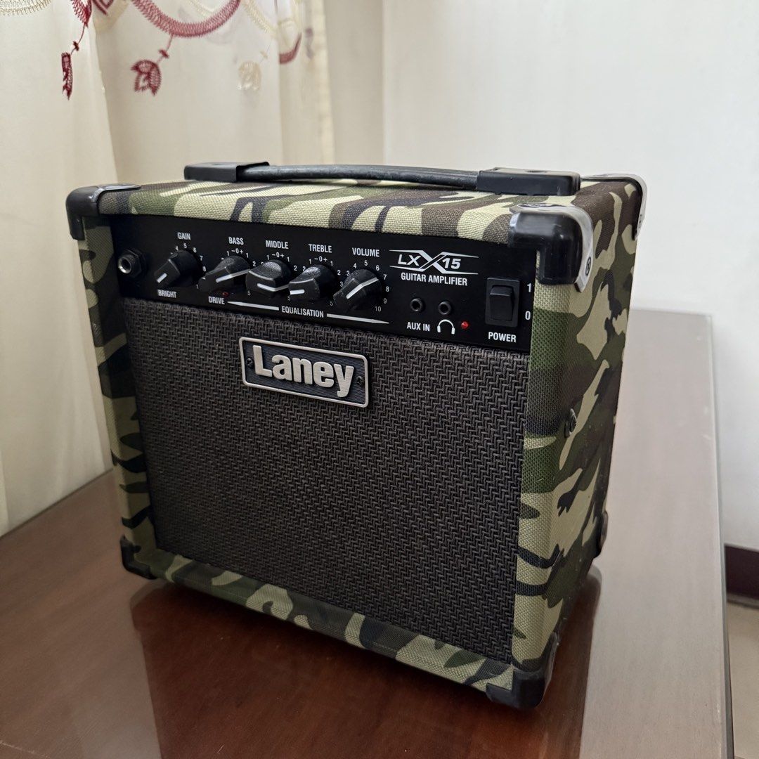 Laney LX15 Compact Guitar Amplifier Camouflage (Category: Musical Instruments) located in Quezon City. Submitted by 0ffTheRack (Listing ID 1467684647, Image 1). Description: .