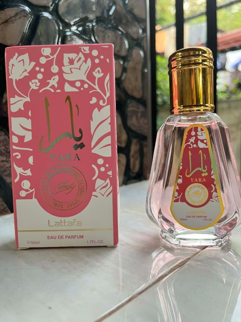 Lattafa Yara Eau De Parfum 50ml (Category: Fragrance & Deodorants) located in Davao. Submitted by bravecat.edef3f (Listing ID 1467681492, Image 1). Description: - Brand: Lattafa Yara - Size: 50ml (Full bottle) - Scent Profile: Sweet, everyday Middle Eastern fragrance inspired only.