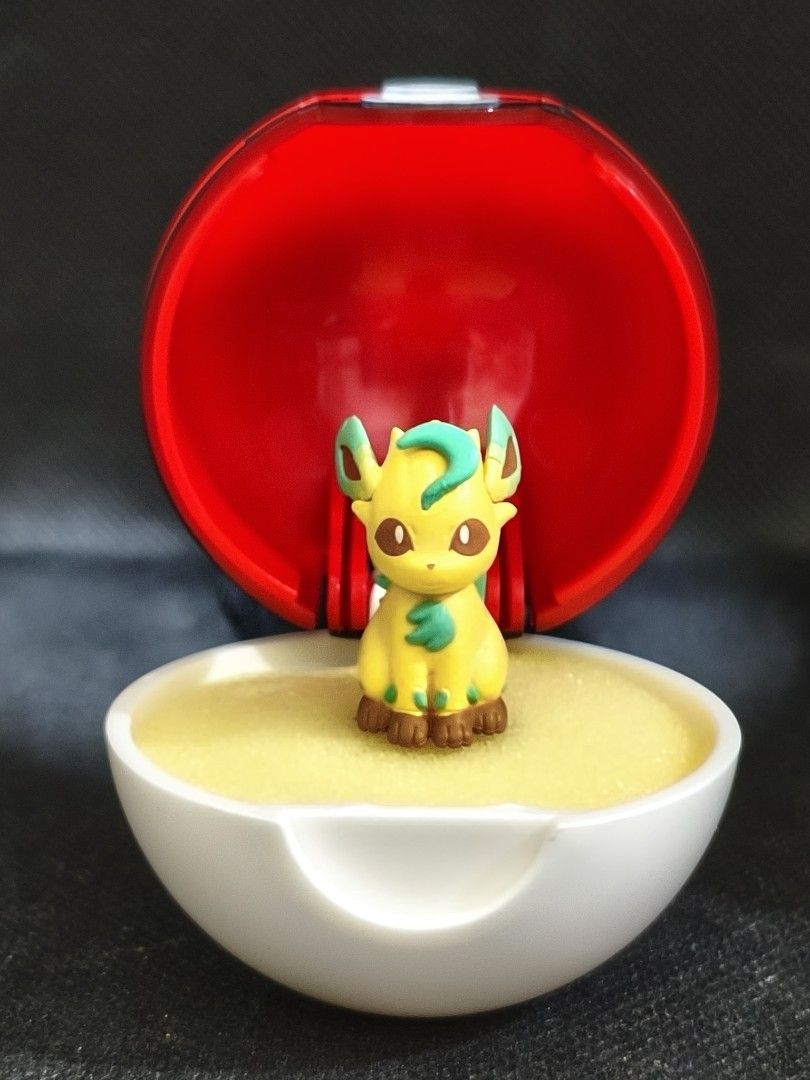 Leafeon - Bandai Ringcolle! Pokémon Ring Vol. 5 (Category: Kids Toys) located in Pasig City. Submitted by poke_knick_knacks (Listing ID 1467794672, Image 1). Description: 📌 PLEASE READ BEFORE BUYING Posted item/s are pre-loved. Minor flaws such as discoloration, dust, scratches, paint chips, loose stitches, or pen markings may be present. Please manage expectations. 🔍 WYSIWYG (What You See Is What You Get) • All photos posted are the actual ite