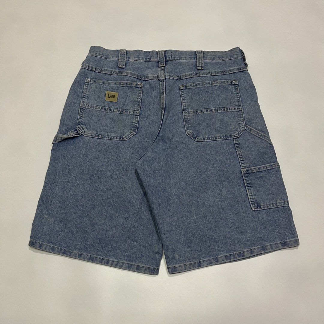 Lee carpenter jorts (Category: Announcements) located in Quezon City. Submitted by thriftrage (Listing ID 1467735271, Image 1). Description: Waist’ 36 Length’ 22.5 Leg opening’ 12.5 Issue yellow stain washable check photo.